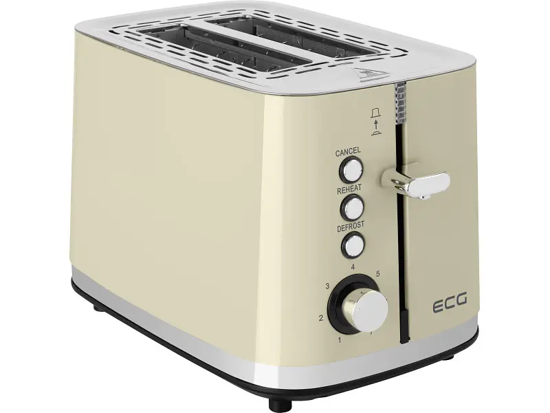Тостер ECG ST 2766 Vintage Vanilla