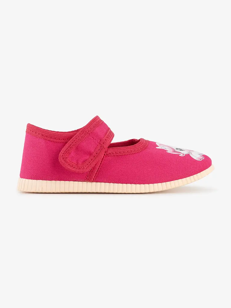Капці для дівчинки Берегиня 0115 одноріжка 14.5 Малиновий (2000999615634) - фото 2