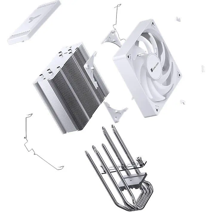 Кулер для процесора Jonsbo CR-1000 EVO ARGB White (CR-1000 EVO ARGB White) - фото 11