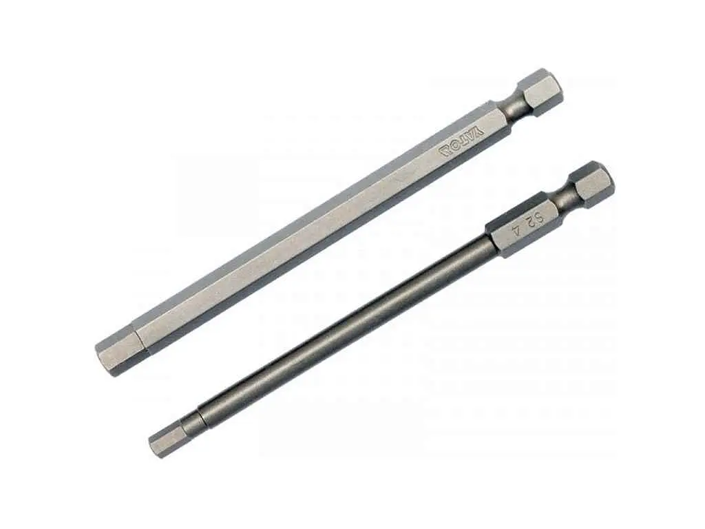 Набір біт YATO L=100мм квадрат 1/4" 4;6мм "HEX TAMPER" 2шт