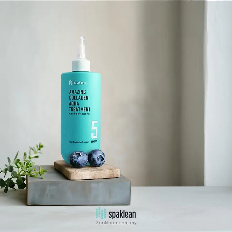 Маска-філер швидка реконструкція для сухого та пошкодженого волосся Amazing Collagen Aqua Treatment Spaklean 300 мл - фото 2