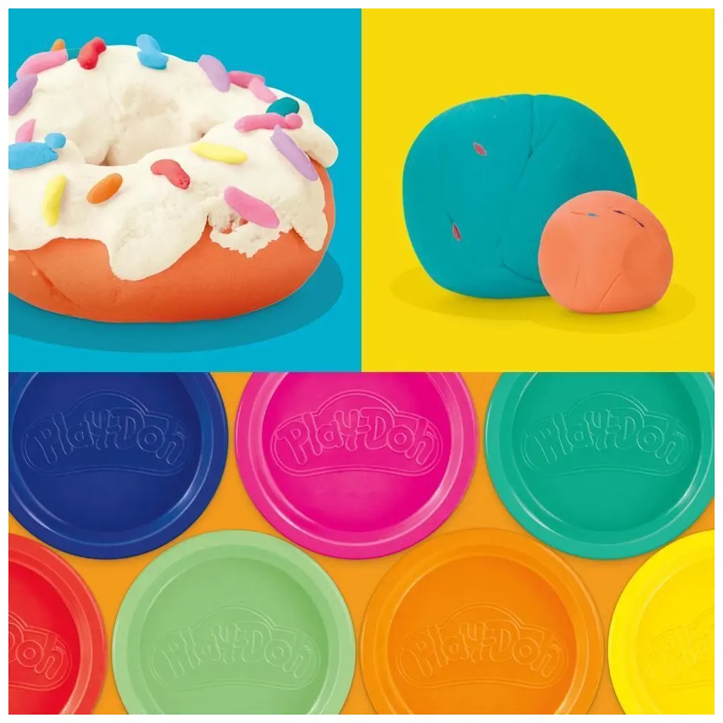 Набір для творчості Hasbro Play-Doh маса для ліплення Райдужні сюрпризи 50 баночок (G1761) - фото 5