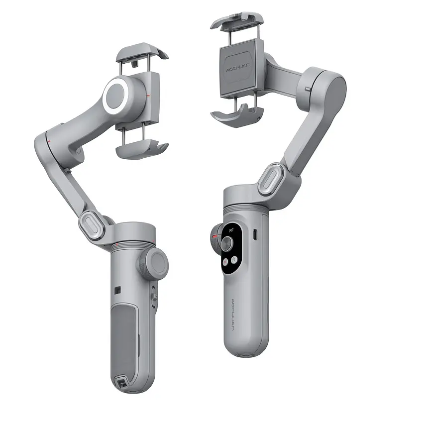 Триосьовий стабілізатор AOCHUAN Professional Gimbal Stabilizer for Smartphone SMART X Pro Сірий (AOCHUAN-SMARTXPRO-G) - фото 5