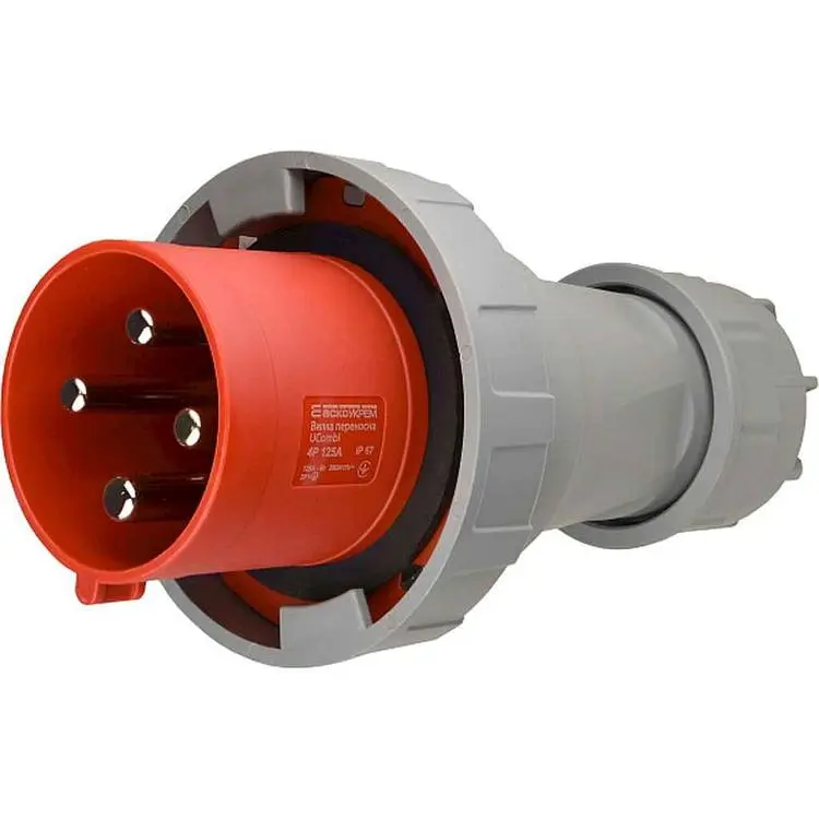 Вилка переносна АСКО серії UCombi 4P 125А IP 67
