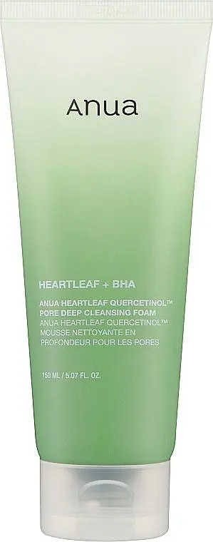 Пінка для глибокого очищення 150 мл Anua Heartleaf Quercetinol Pore Deep Cleansing Foam