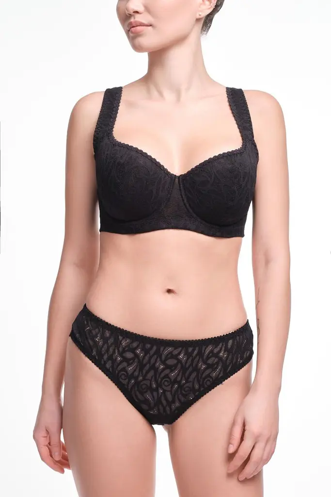 Жіночі трусики SIMONA Effetto Lingerie 009 25 02 чорні 40/M - фото 3