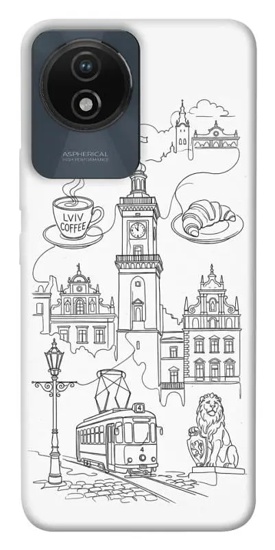 TPU чохол Demsky Lviv spirit для Vivo Y02