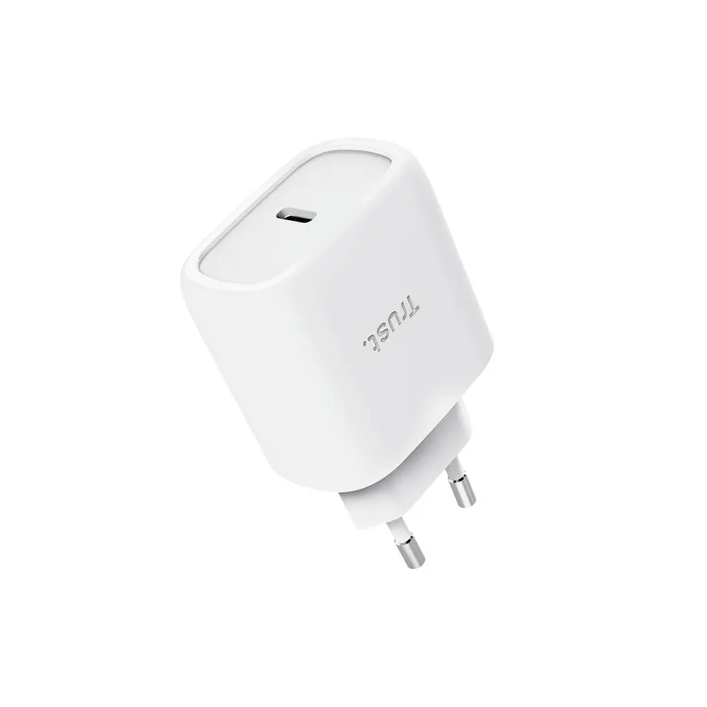 Зарядний пристрій Trust USB-C 45 Вт GaN PD/PPS білий (25522_TRUST) - фото 3