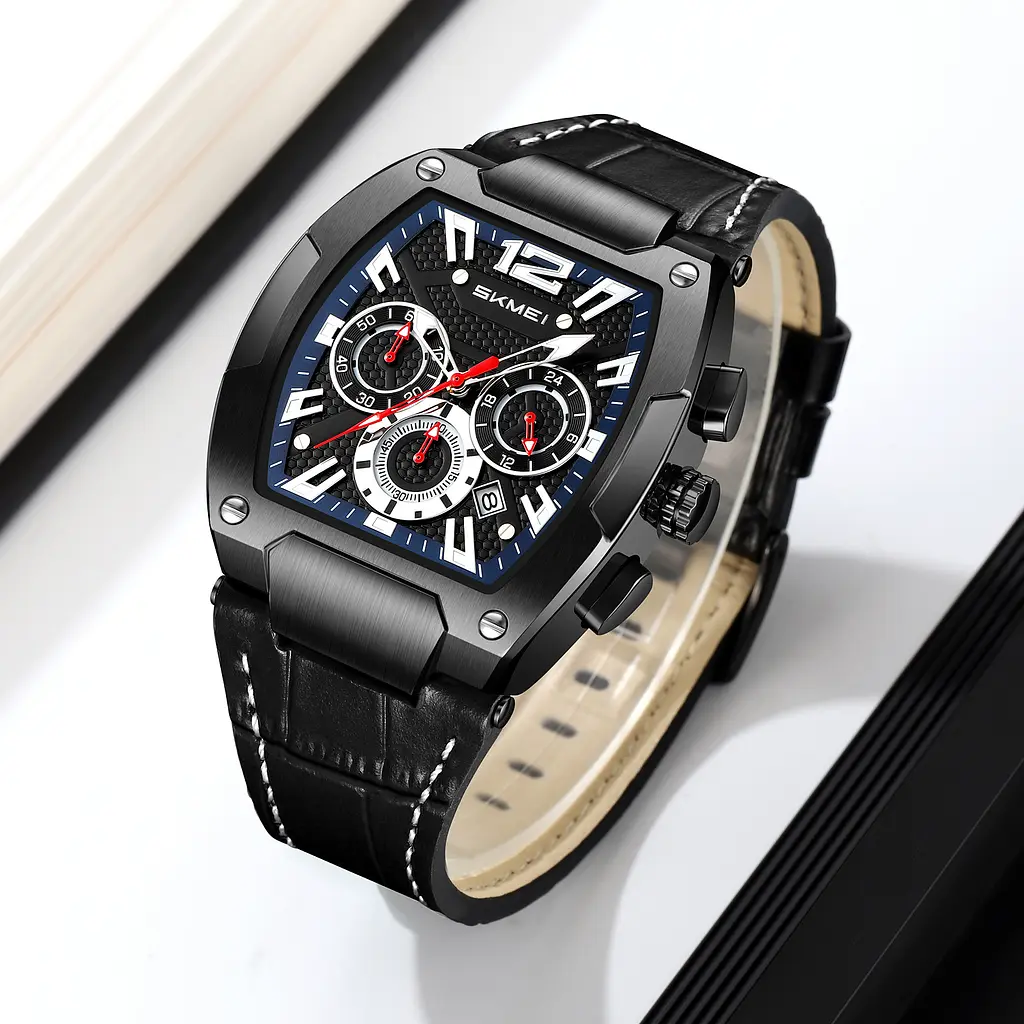 Чоловічий наручний годинник 9357BKBK Black Skmei acs0030884 - фото 4