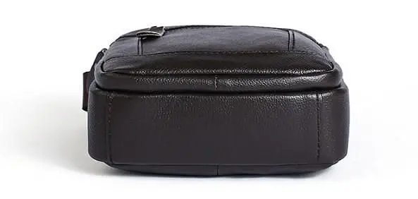 Чоловіча шкіряна сумка через плече маленька Tiding Bag A25-223A - фото 2