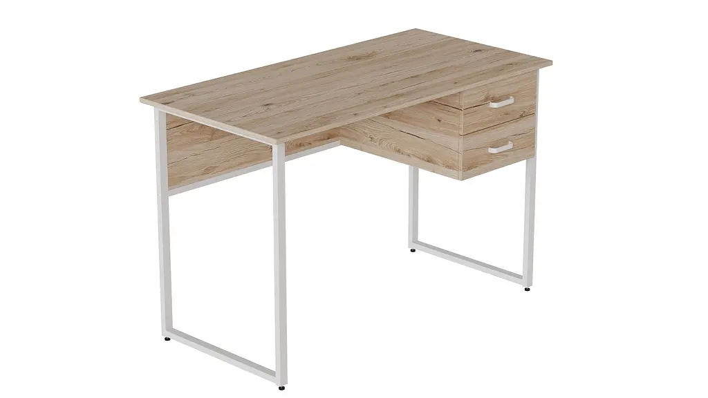Комп'ютерний стіл Ferrum-decor Таккота 75x120x70 білий ДСП Дуб Артізан 16мм (FRD-102119) - фото 4