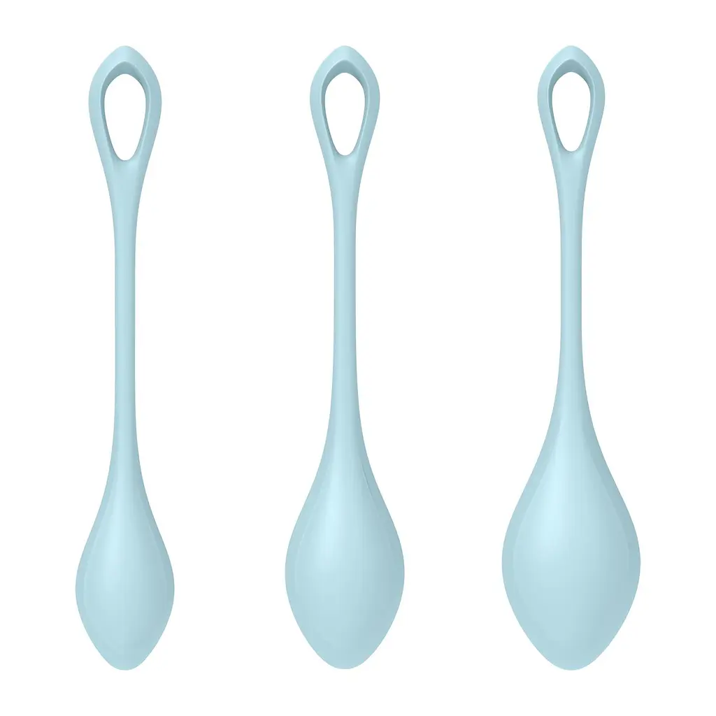 Набір йоні намистин Satisfyer Yoni Power 2 Light Blue, діаметр 2-2,5-3см Satisfyer SO5548 97960 - фото 4