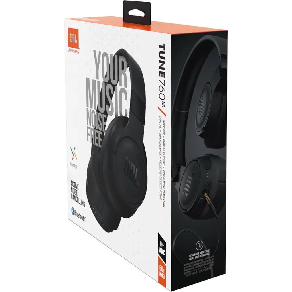 Навушники JBL Tune 760 NC Black (JBLT760NCBLK) - фото 8