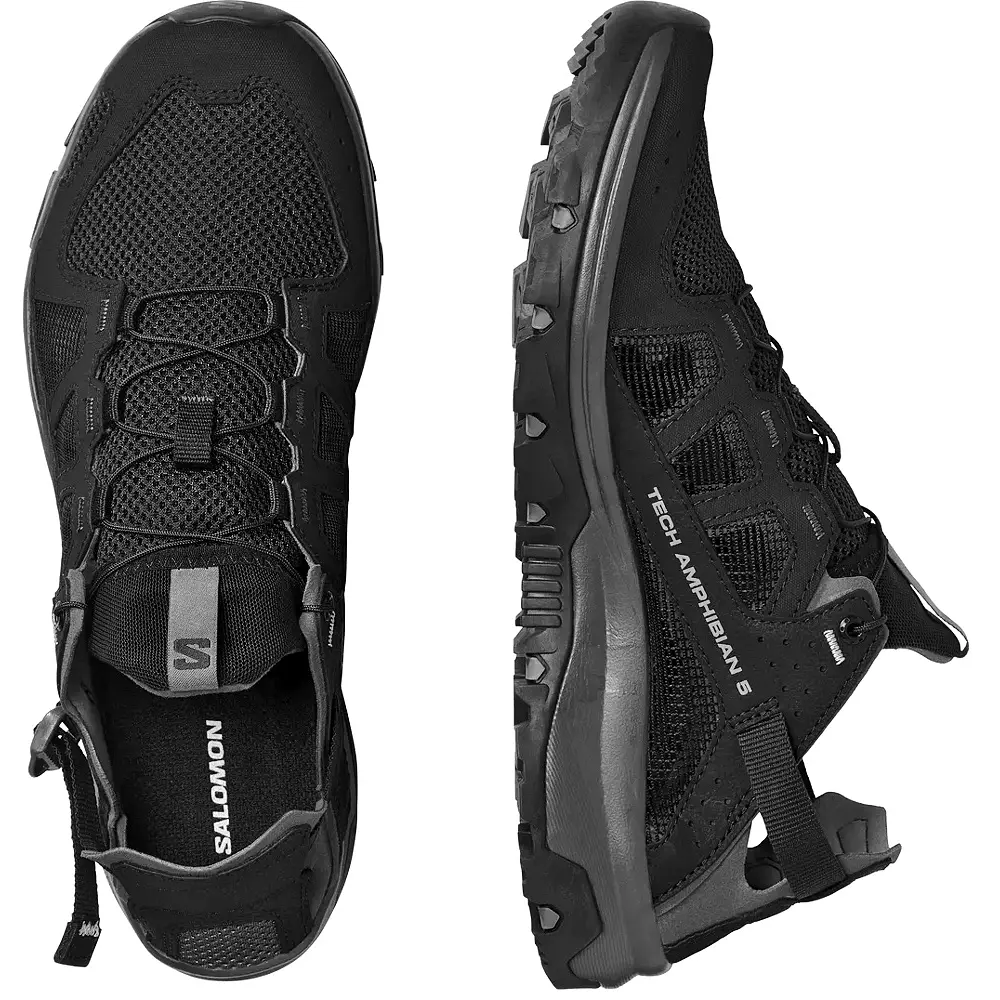 Кросівки Salomon Techamphibian 5 10.5 Black/Magnet/Monument - фото 4