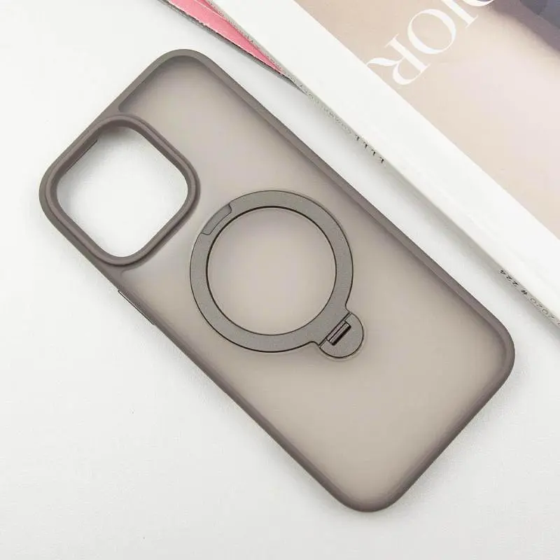 Чехол Ummi Colorful with MagSafe HQ Ring для Apple iPhone 15 Pro (6.1) Grey - фото 2
