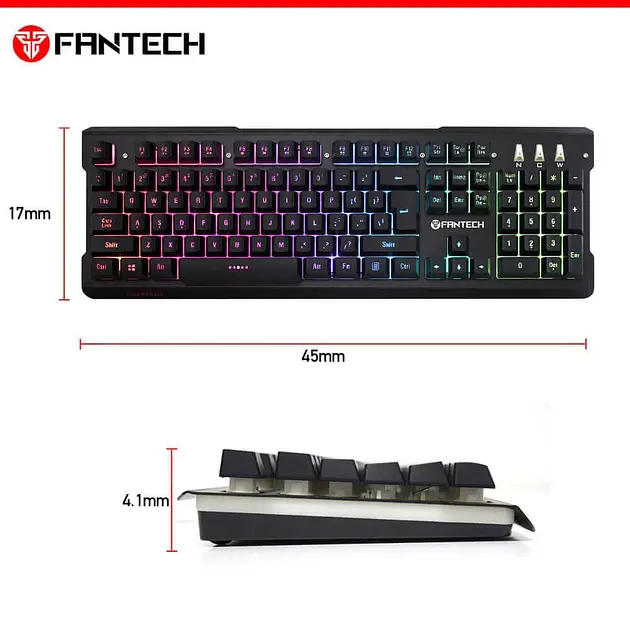 Ігрова клавіатура Fantech Soldier K612 з механічними перемикачами та RGB підсвічуванням (23826-01_829) - фото 2