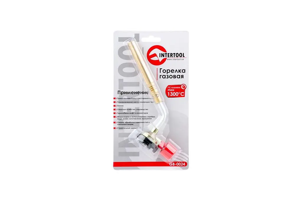 Пальник туристичний для газового балона Intertool 10 мм GB-0024 - фото 3