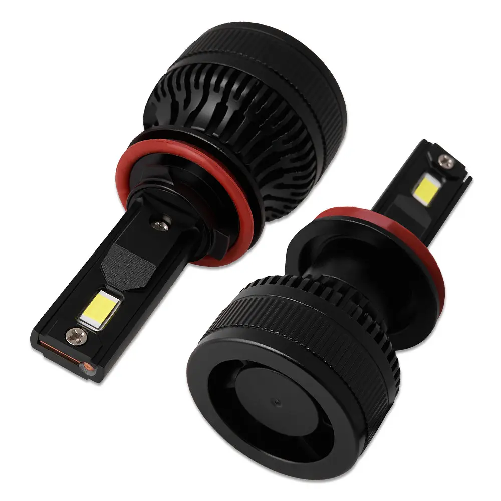 Автолампа Solar LED H8-H11-H16 12/24V 100W 9000 Lm 6500K CSP3570 2 шт. (8611S2) - фото 3