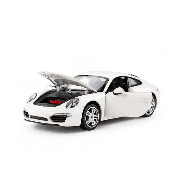 Машинка Rastar PORSCHE 911 CARRERA S 1:24 білий 56200 - фото 3