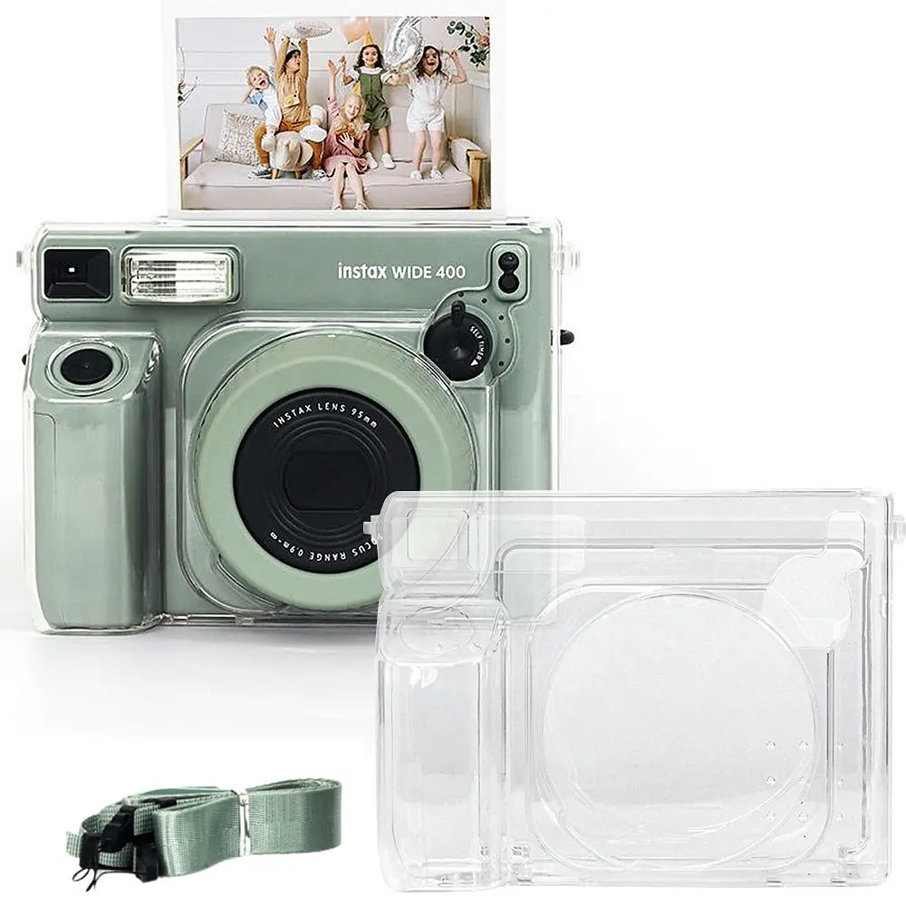 Набір камера Fujifilm Instax Wide 400 Фотопапір 20 шт. Прозорий чохол Фотоальбом на 64 фото чорний - фото 10