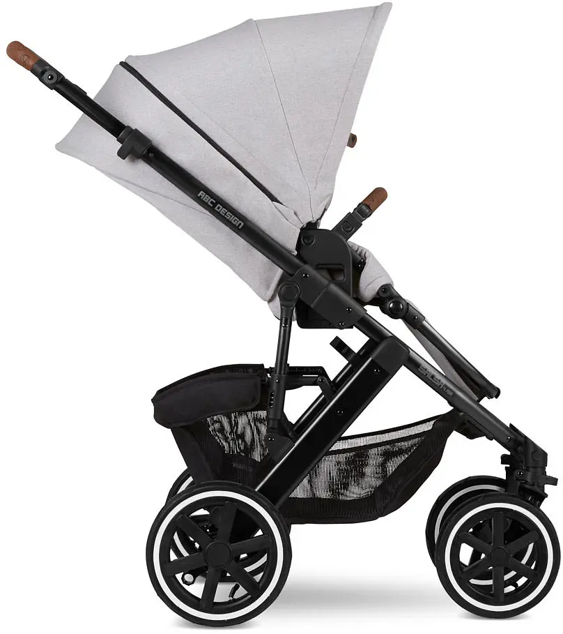 Універсальна коляска 2 в 1 ABC Design Salsa 4 Air Diamond Exclusive Deer світло-сіра (1200228/2007) - фото 4