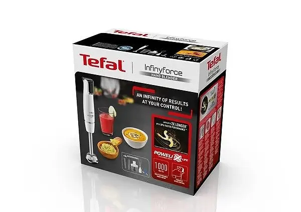 Блендер заглибний Infiny Force 1000Вт, 4в1, білий Tefal kuh0015564 - фото 9