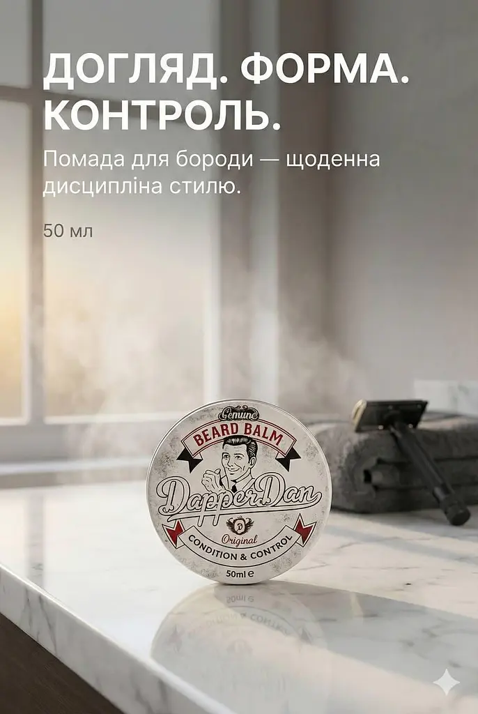Бальзам для бороды Dapper Dan Beard Balm condition&amp;control 50 мл (DDBB50) - фото 2