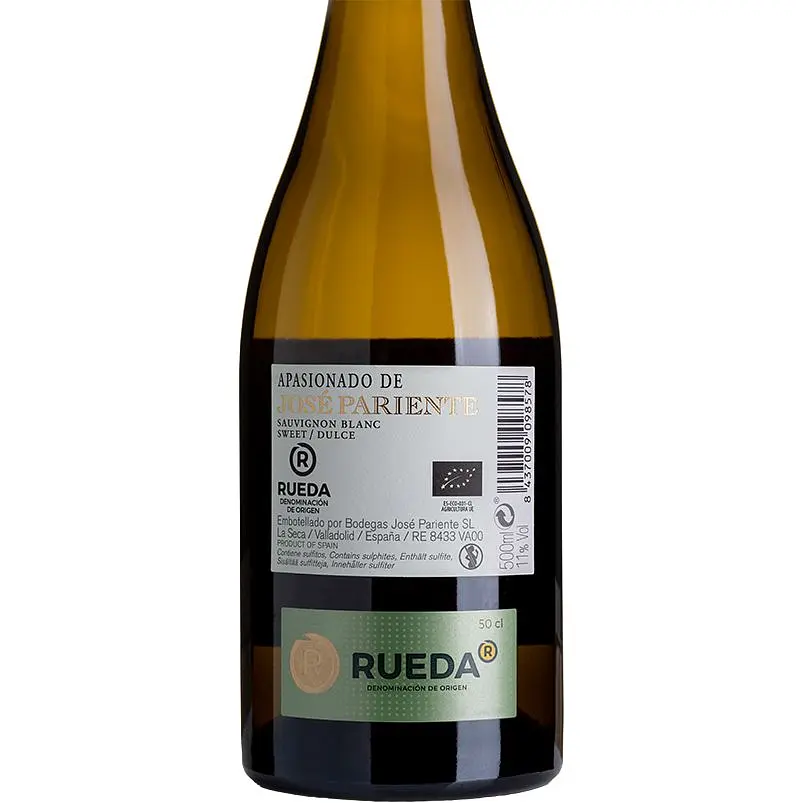 Вино Bodegas Jose Pariente Apasionado Sauvignon DO Rueda белое сладкое 0.5 л - фото 2