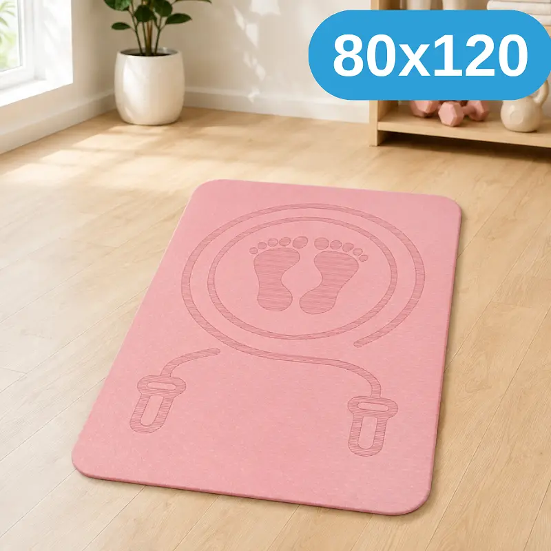 Килимок для стрибків на скакалці Solve рожевий 80 x 120 см (KT9000303) - фото 2