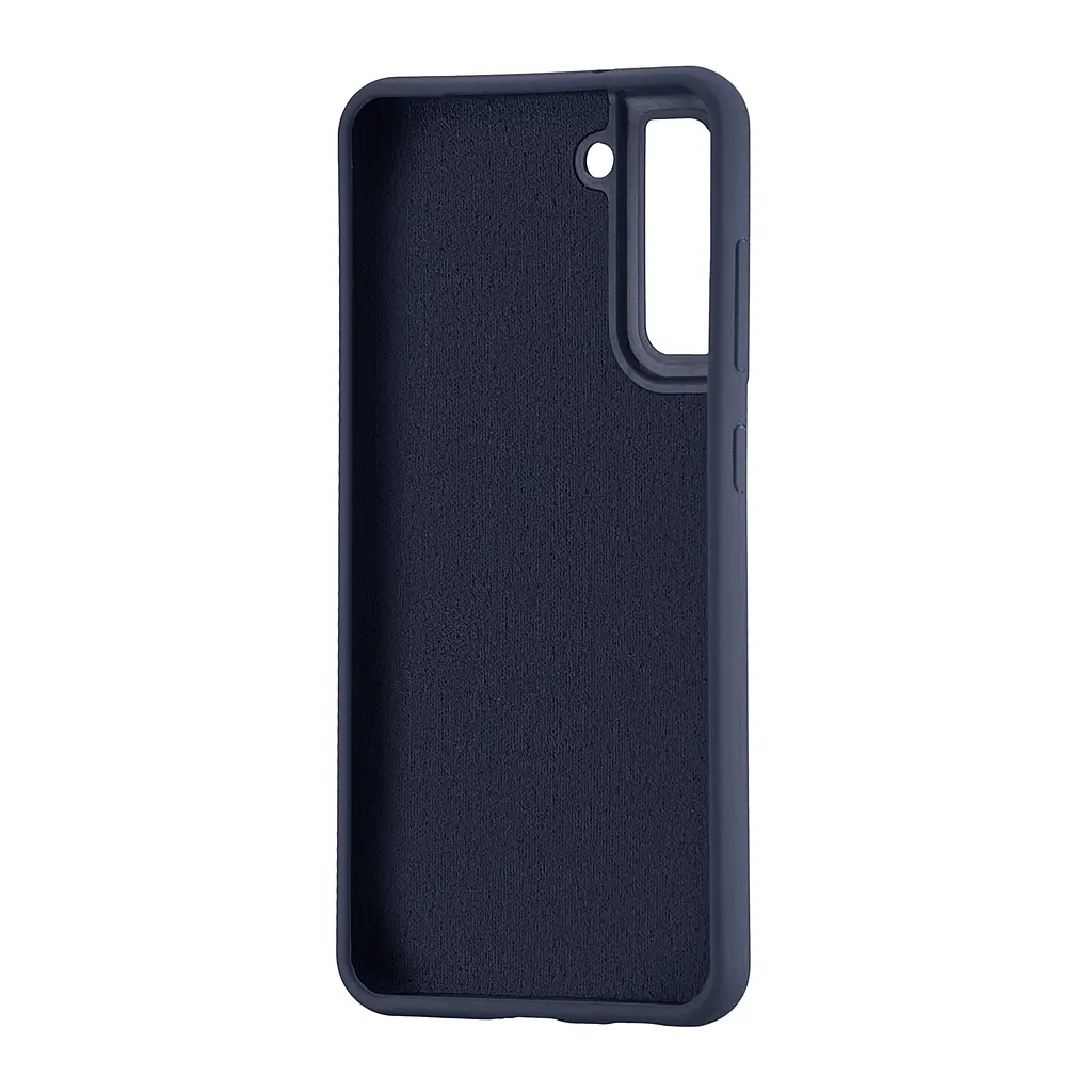 Чохол Silicone Case Samsung S21 FE (G990) Midnight Blue - фото 2