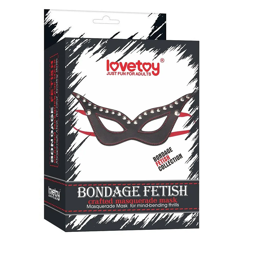 Маска Lovetoy Fetish Collection Masquerade OS чорний - фото 9