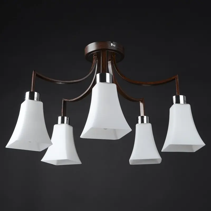 Люстра потолочная Brille классическая E14 40W BR (LK-284C/5) - фото 4