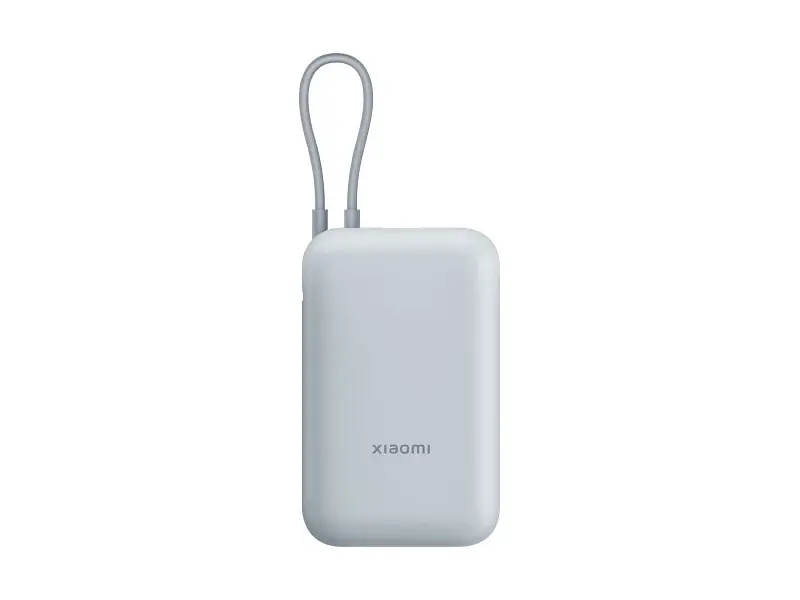 Зовнішній акумулятор (павербанк) Xiaomi 10000mAh 22.5W (Integrated Cable) (BHR9073GL) блакитний