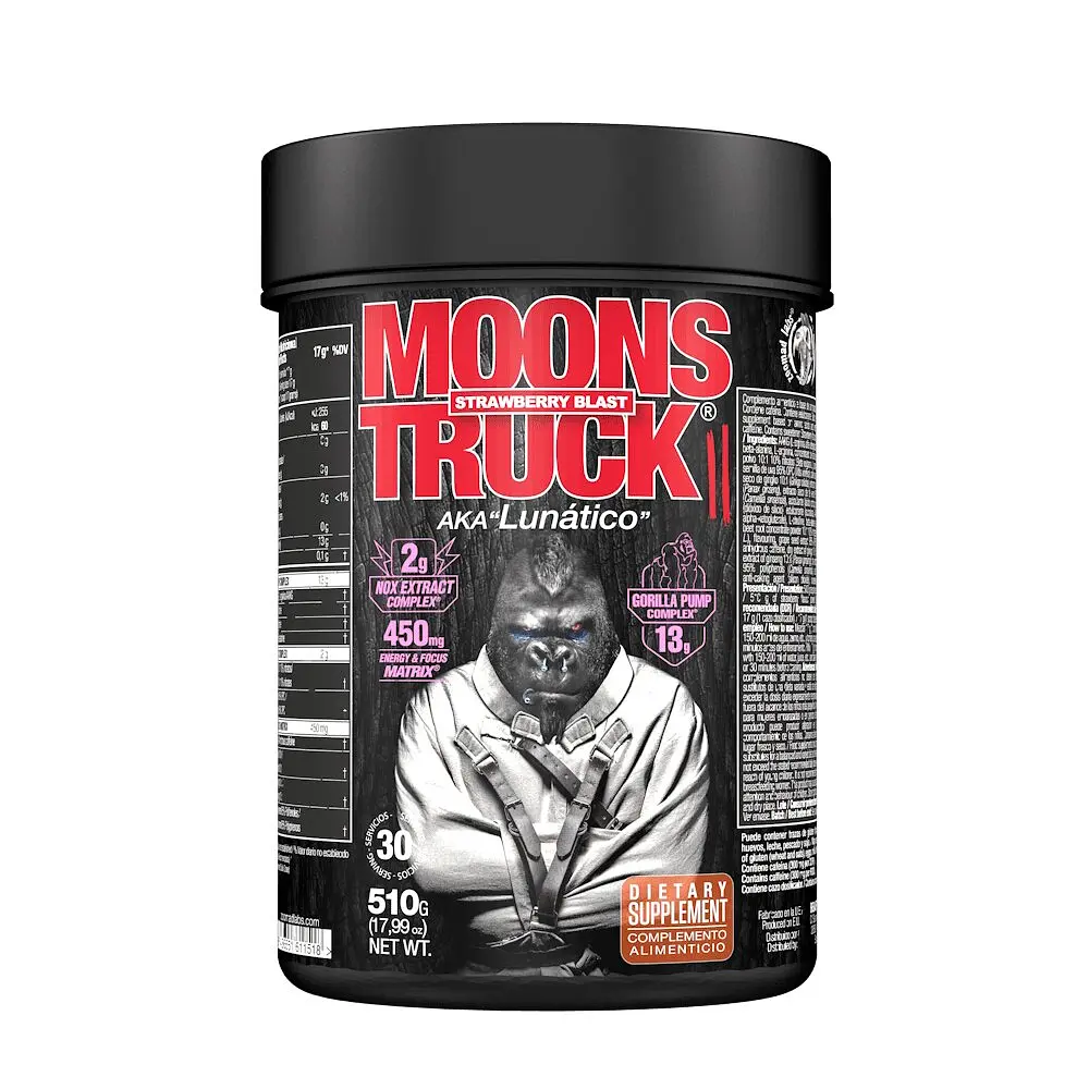 Передтренувальний комплекс Zoomad Labs Moonstruck II Pre-workout, 510 грам - Полуничний крем