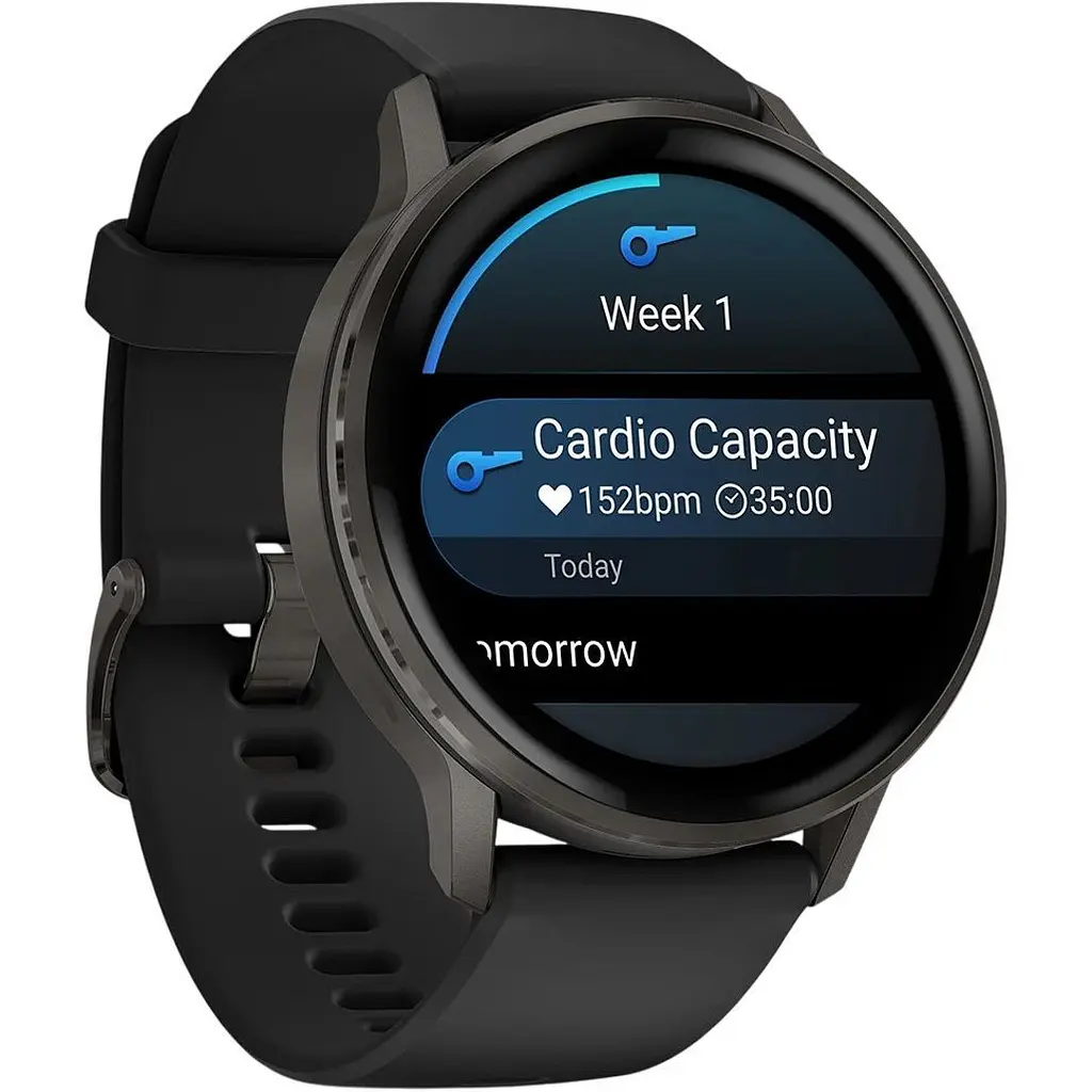 Смарт-годинник Garmin Venu 4 45mm Slate with Black Silicone Band (010-03014-00) [146407] - фото 5