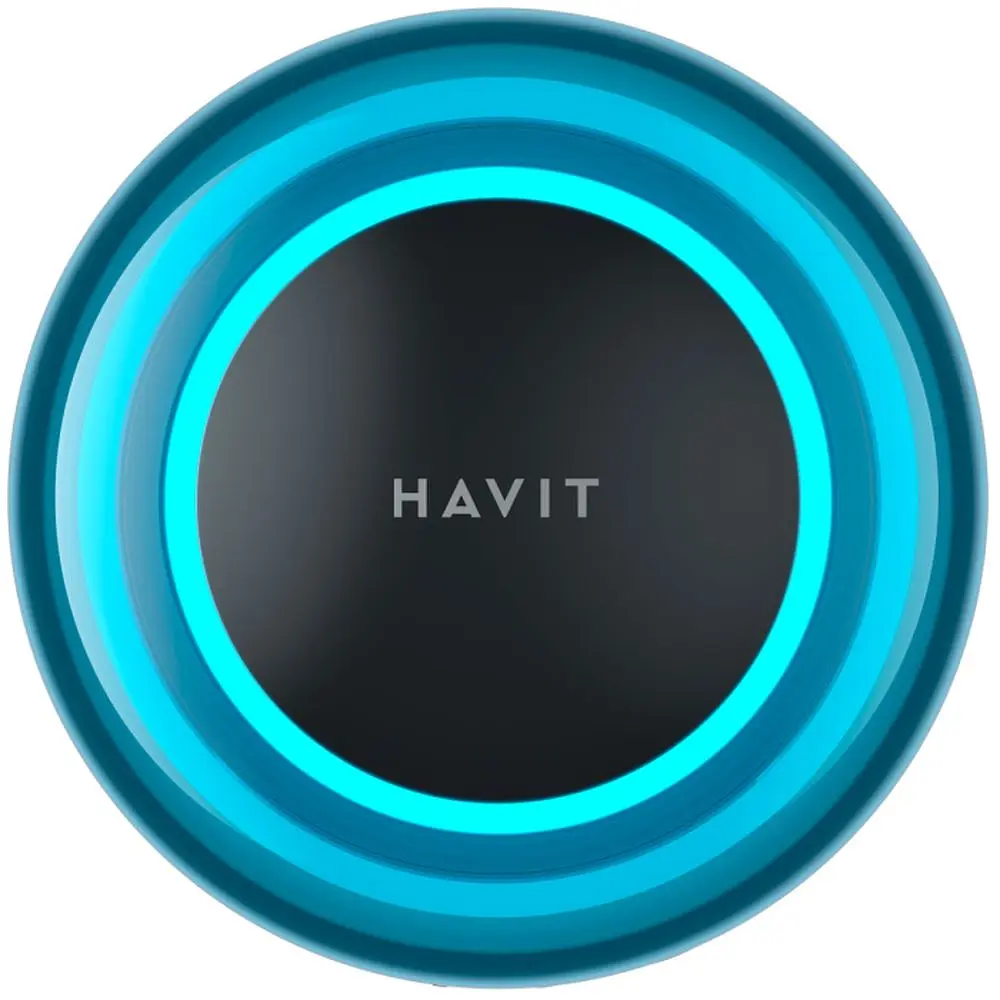 Портативная колонка Havit HV-SK894BT 5W RGB с караоке черная (HV-SK894BT) - фото 3