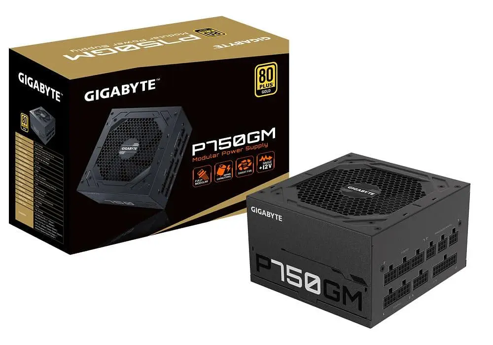 Блок живлення GIGABYTE P750GM 750W 80 Plus Gold 80+ Gold (GP-P750GM) Black - фото 7