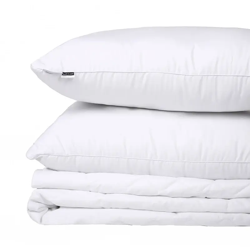 Літній постільний комплект MirSon Line Satin Light Pro Snow White Вовна Дитячий (2200010980554) - фото 9
