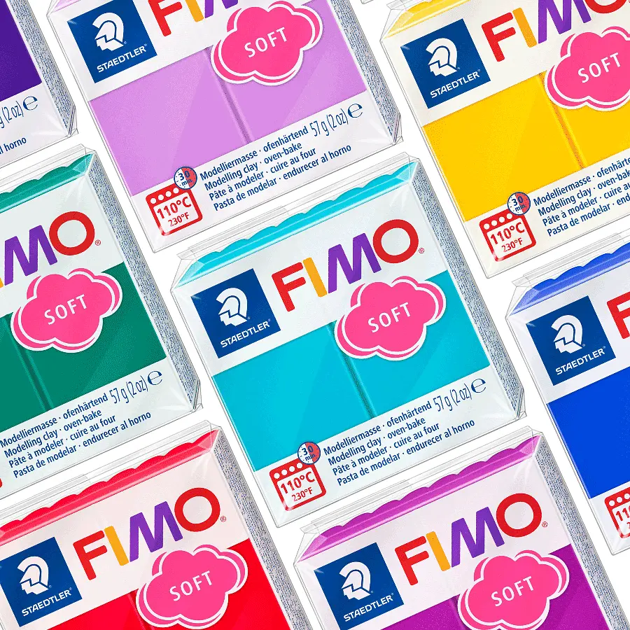 Пластика для біжутерії Soft Біла 57 г Fimo (4006608809393)