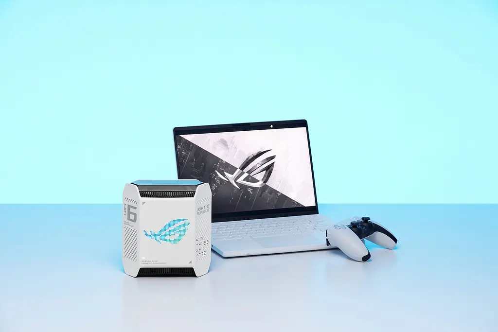 ASUS Маршрутизатор ROG Rapture GT6 2PK white AX10000 3xGE LAN 1x2.5GE WAN 1xUSB 3.2 g1 WPA3 OFDMA MESH - фото 6