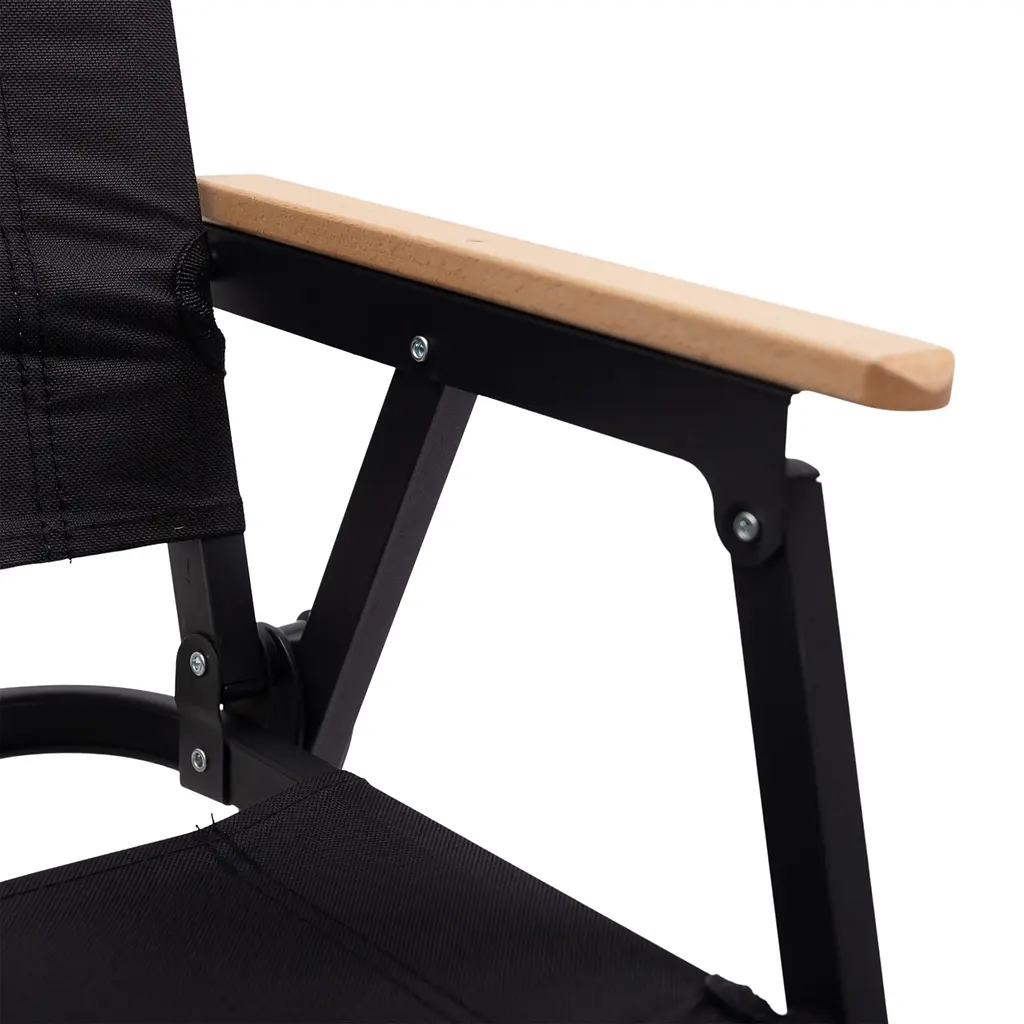 Стілець для кемпінгу складаний 50*51*64 см з алюмінієвим каркасом, чорний LUGI HP-SY-2 - фото 17