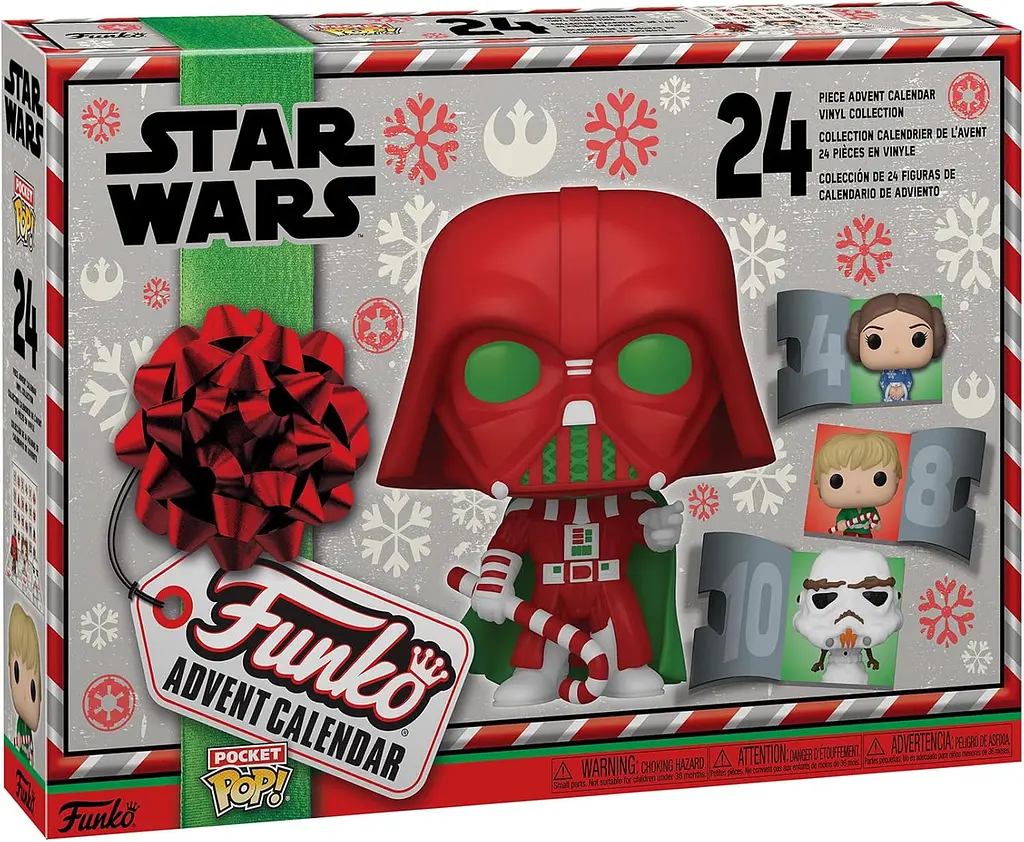 Адвент-календар Funko Pop Зоряні війни 24 фігурки Star Wars 24 figurines 4 см AK SW 24F - фото 4