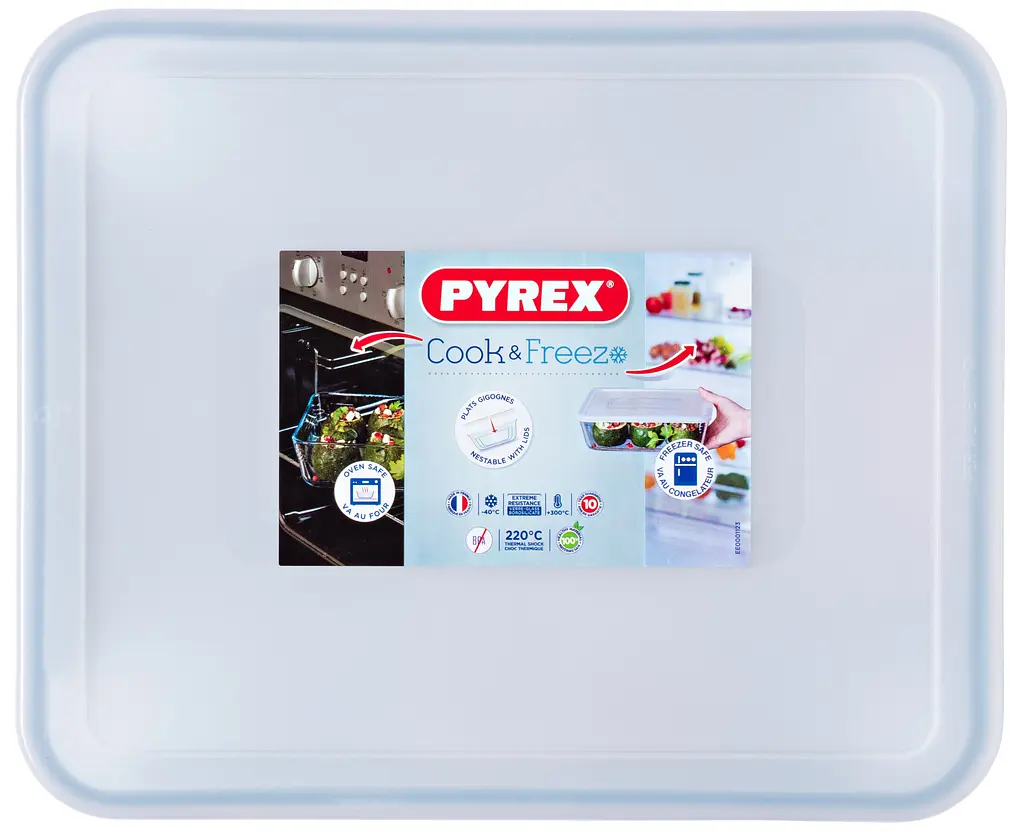 Форма з кришкою Pyrex Cook&Freez 27х22х9 см kuh0016954 - фото 3