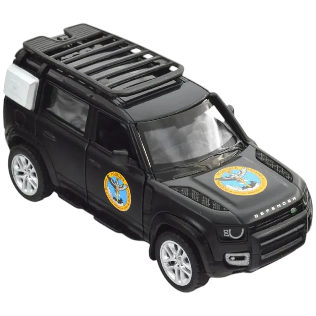 Автомодель TechnoDrive 250364M серия Шевроны Героев Land Rover Defender 110 ГУР МО - фото 7