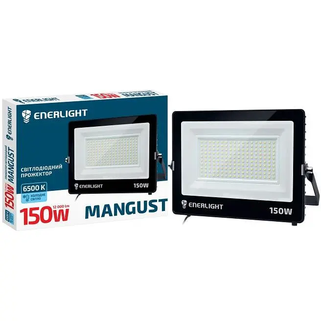 Прожектор світлодіодний Enerlight Mangust 150 Вт 6500K (MANGUST150SMD80С) - фото 4