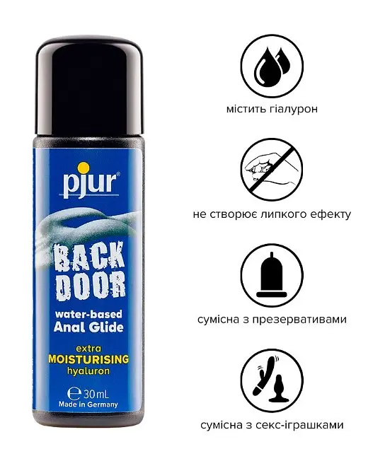 Анальная смазка на водной основе Pjur backdoor Comfort water glide, 30 мл Pjur PJ11760 89339 - фото 2