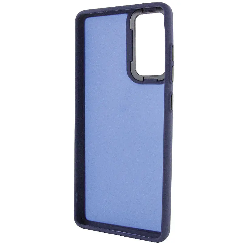 Чохол TPU+PC Lyon Frosted для Motorola Moto G24 / G04 / E14 Navy Blue - фото 3