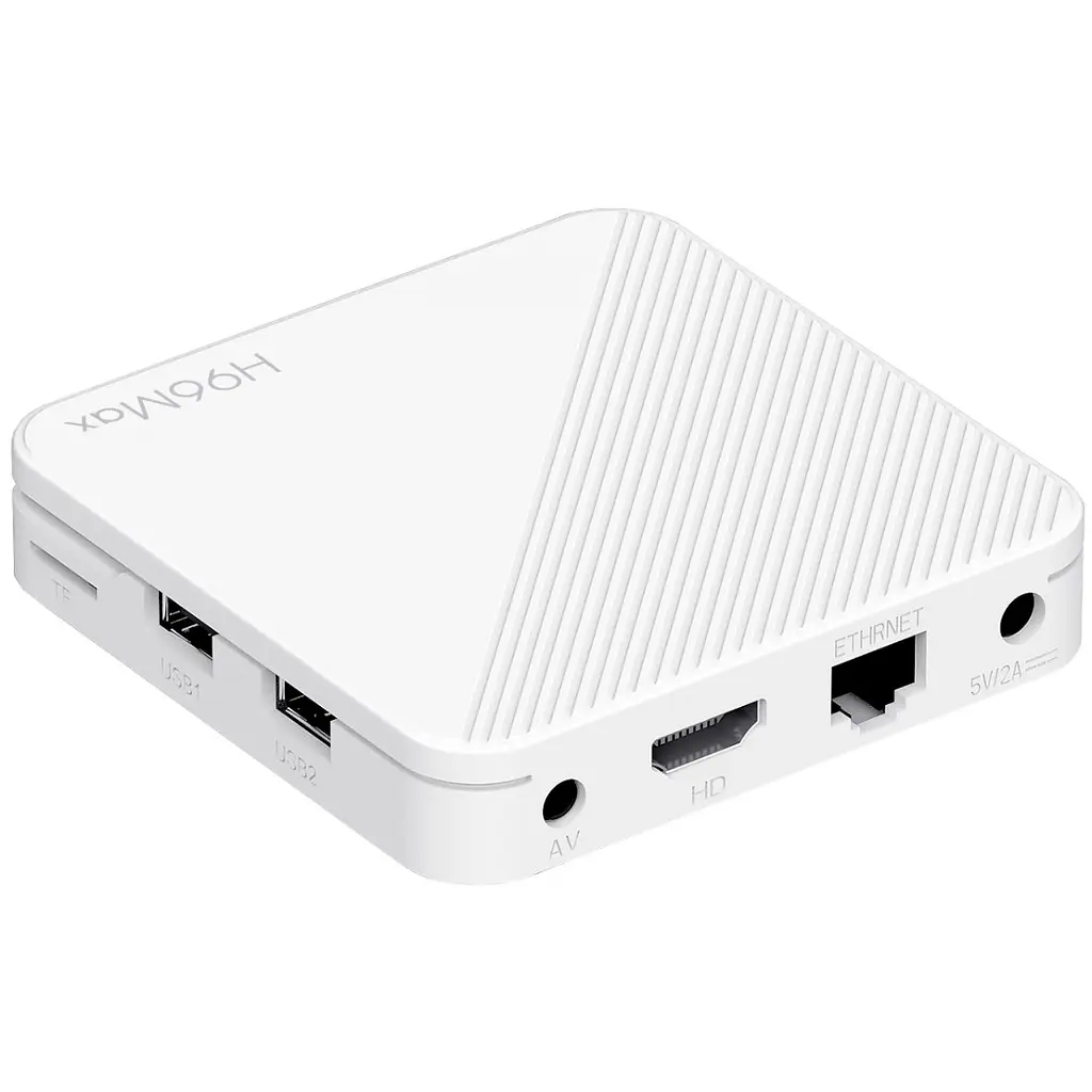 TV Медіаплеєр H96 MAX H313 2/16Gb/ Allwinner H313/ Android 14/ WiFi 2.4G+5G/LAN:100M - фото 2