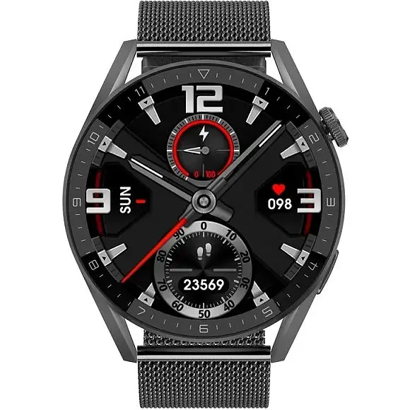 Розумний годинник NO.1 DT3 Max Metal Чорний - фото 2