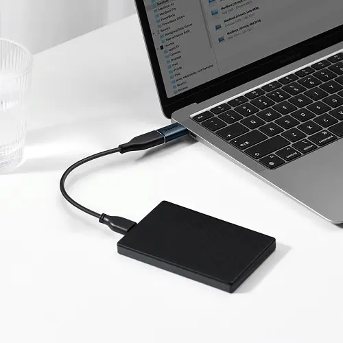 Перехідник Baseus Ingenuity Series Mini OTG Adaptor Type-C to USB-A 3.1 синій ZJJQ000003 - фото 6